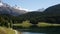 St Moritz lake - alpine scenario