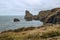 St Nectan`s Waterfall - Beautiful view of the mountains and sea