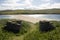 St Ninians beach in the Shetlands