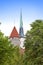 St Olaf (Oleviste) Church and medieval tower . Tallinn, Estonia