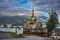 St. Olaf\\\'s Church, built in 1897, is an Anglican church located Balestrand, Norway