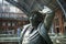 St Pancras Station, London, UK, July 17th 2019, Statue of Sir John Betjeman
