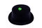 St Patrick black hat on top located clover holiday symbol on white isolated