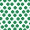 St patrick clovers leafs pattern