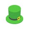 St. Patrick Day hat isometric 3d icon