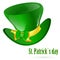 St.Patrick green hat