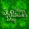 St. Patrick lettering