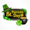 St. Patrick. S Day badge