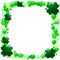 St. patrick\'s day balloon border