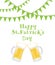 St. Patrick`s Day Beer And Bunting