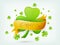 St. Patrick\'s Day celebration with shamrock leaves.