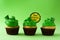 St. Patrick`s Day cupcakes