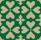 St patrick`s day knitted clover texture, vector