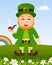 St. Patrick`s Day with Leprechaun Smoking