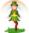 St. Patrick\'s Day Lucky Dancing Leprechaun