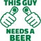 St. Patrick`s Day Party - This guy needs a beer