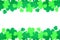 St Patrick\'s Day shamrock border