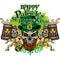 St.Patrick`s Day- skull