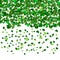 St Patrick`s Day Vector background with shamrock. Lucky spring