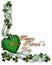 St Patricks Day Background Border