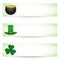 St. patricks day banners