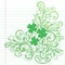 St Patricks Day Colvers Sketchy Doodles Vector