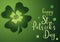 St. Patricks day digital card for best wishes