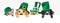 St Patricks Day Dogs and Cats Over Web Banner