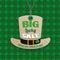 St Patricks Day Hat Price Sticker Tartan