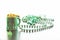 St Patricks Day Mini Green Mug Gold Beads