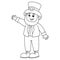 St. Patricks Day Mushroom Coloring Page for Kids