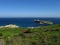 ST PAUL\\\'S BAY, MALTA - Feb 10, 2014: St Paul\\\'s Islands, off the coast of Malta, with a statue of St Paul on top, and fish farms