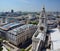 St Paul\'s Cathedral Clock Tower Panorama of London.