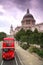 St. Paul\'s Cathedral and double-decker