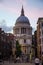 St PaulÂ´s Cathedral at the dusk light