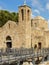St Paul`s Catholic church or Agia Kyriaki within the ruins of the Byzantine basilica Panagia Chrysopolitissa in Paphos