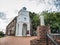 St. Paul\'s Church with a statue of St. Francis Xavier