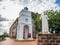 St. Paul\'s Church with a statue of St. Francis Xavier