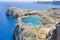 St. Pauls Bay in Lindos, Greece