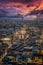 The St. Pauls Cathedrale just after sunset, United Kingdom