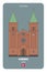 St. Pauls Church in Aarhus, Denmark. Architectural symbols of European cities