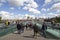 St Pauls looking from the Millennium Bridge, London. London, England, UK, May 20, 2017