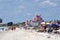 St. Pete Beach, Florida, April 2018: People enjoy a sunny day at St. Pete Beach, Florida