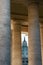 St Peter\'s Basilica Cathedral architecture detail colonnade