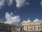 St. Peter\'s basilica with colonade and fountain