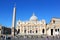 St. Peter\'s Basilica and Egyptian obelisk, Rome, Italy