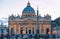 St. Peter`s Square and Basilica, evening ambient climate