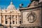 St. Peter\'s square and Saint Peter\'s Basilica in the Vatican Cit