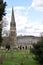 St Peters Parish Church. 1870. Edensor, Derbyshire, England. March 17, 2023.