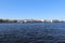 St. Petersburg panorama of the quay and Kunstkamera